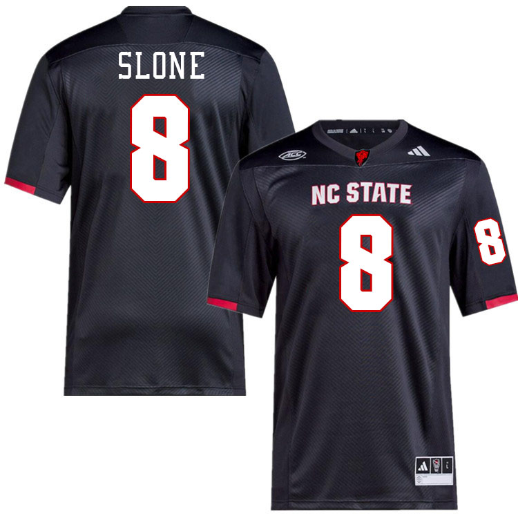 NC State Wolfpack #8 Cian Slone College Football Jerseys,Uniforms-Black
